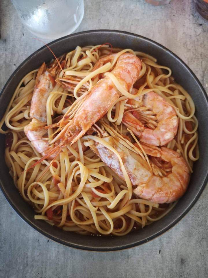 Linguines aux crevettes Martigues